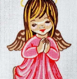 Kanwa z nadrukiem ANIOŁEK (3202)