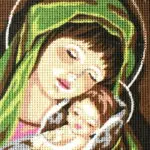 Kanwa z nadrukiem MATKA BOSKA (3217)