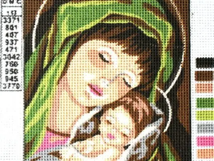 Kanwa z nadrukiem MATKA BOSKA (3217)