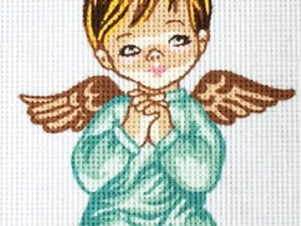 Kanwa z nadrukiem ANIOŁEK (3203)