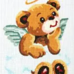 Kanwa z nadrukiem MIŚ ANIOŁEK (3179)