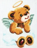 Kanwa z nadrukiem MIŚ ANIOŁEK (3179)