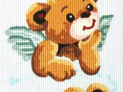 Kanwa z nadrukiem MIŚ ANIOŁEK (3179)