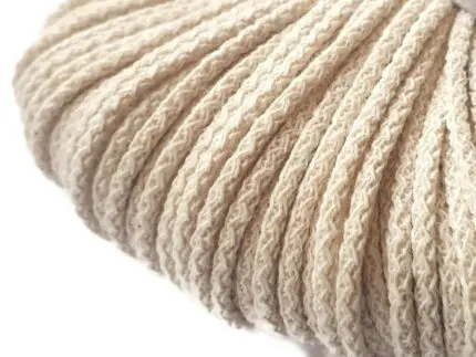 KNOT sznurek bawełniany 2,5mm ECRU na metry