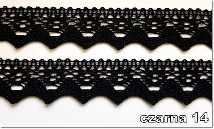 KORONKA POLIESTROWA 37 mm (D707) RÓŻNE KOLORY