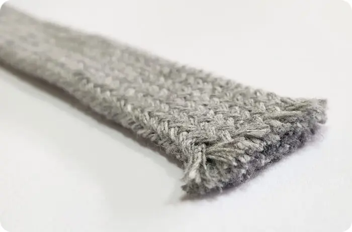 SZNUR PŁASKI BAWEŁNIANY 18mm SZARY opakowanie 25m