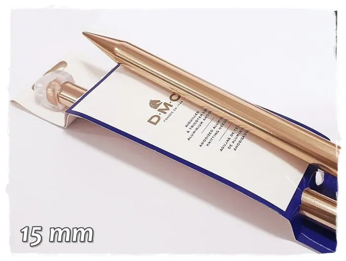 Druty proste DMC w kolorze RÓŻOWEGO ZŁOTA - od 2 do 15mm - obrazek 16