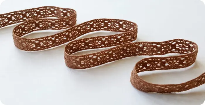 KORONKA BAWEŁNIANA 12 mm C058 J. BRĄZ