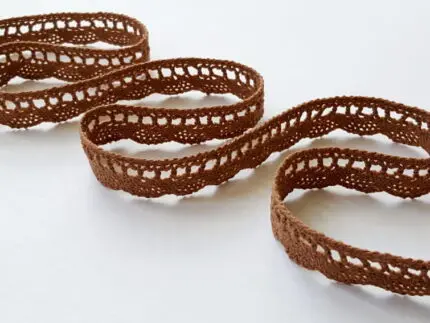 Koronka bawełniana 13mm C062 J. BRĄZ