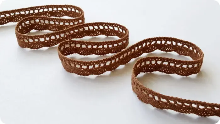 Koronka bawełniana 13mm C062 J. BRĄZ