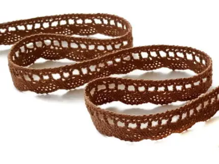 Koronka bawełniana 13mm C062 J. BRĄZ