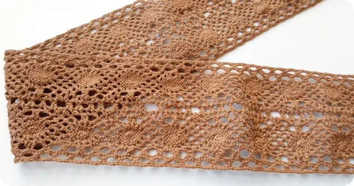 KORONKA BAWEŁNIANA 70 mm C218 J. BRAZ - obrazek 2