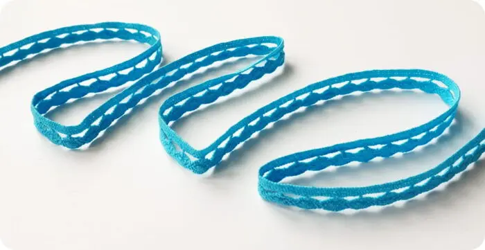 KORONKA BAWEŁNIANA 9 mm C015 NIEBIESKA