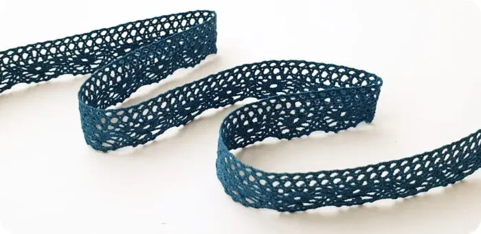 KORONKA BAWEŁNIANA 15 mm C080 C. NIEBIESKA