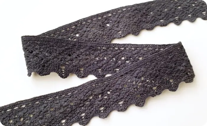 KORONKA BAWEŁNIANA 50 mm S10 C. JEANS