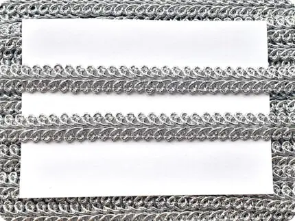 Taśma ozdobna tapicerska metalizowana 11mm(TWB-9)