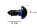Bezpieczne oczka zaciskowe do zabawek 14mm 1szt