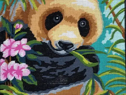 Kanwa z nadrukiem PANDA (6238)