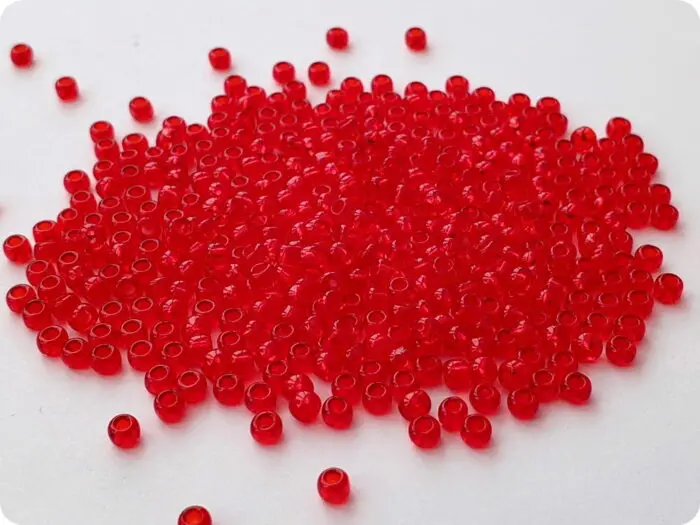 KORALIKI TOHO 8/0 TRANSPARENT siam ruby (5B) 10g