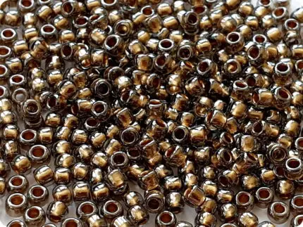 KORALIKI TOHO 8/0 GOLD LINDED black diamond (993) 10g