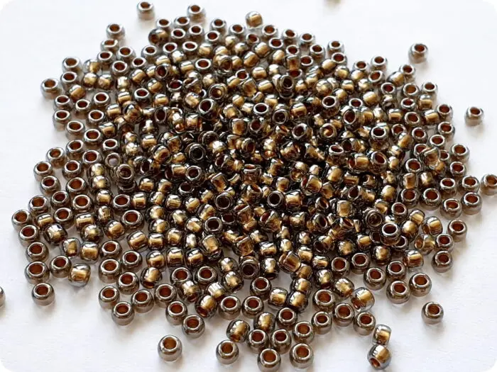 KORALIKI TOHO 8/0 GOLD LINDED black diamond (993) 10g