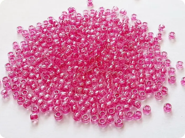 KORALIKI TOHO 8/0 INSIDE COLOR crystal fuschia lined (350) 10g