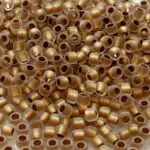 KORALIKI TOHO 8/0 MATTE GOLD LINDED crystal (989FM) 10g