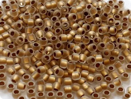 KORALIKI TOHO 8/0 MATTE GOLD LINDED crystal (989FM) 10g