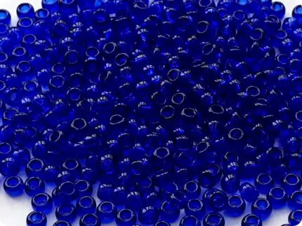 KORALIKI TOHO 8/0 TRANSPARENT cobalt (8) 10 g