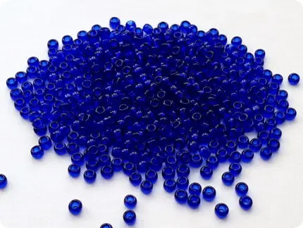 KORALIKI TOHO 8/0 TRANSPARENT cobalt (8) 10 g