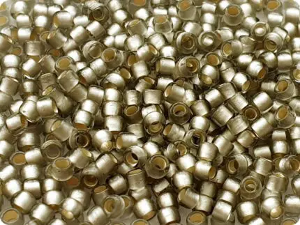 KORALIKI TOHO 8/0 SILVER LINED frosted black diamond (29AF) 10g