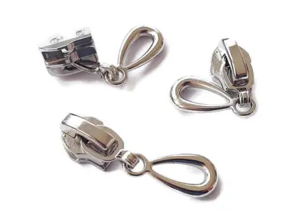 SUWAK WODZIK OZDOBNY - SREBRNA ŁEZKA do zamka 5 mm