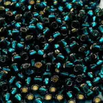 KORALIKI TOHO 8/0 SILVER LINED teal (27BD) 10g