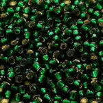 KORALIKI TOHO 8/0 SILVER LINED green emerald (36) 10g
