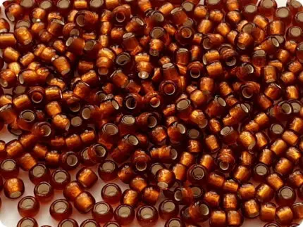 KORALIKI TOHO 8/0 SILVER LINED frosted smoky topaz (34F) 10g