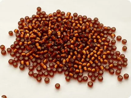 KORALIKI TOHO 8/0 SILVER LINED frosted smoky topaz (34F) 10g