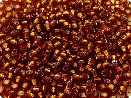 KORALIKI TOHO 8/0 SILVER LINED smoky topaz (34) 10g