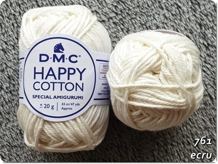 Włóczka DMC HAPPY COTTON do AMIGURUMI 20g/43m - 100% bawełna