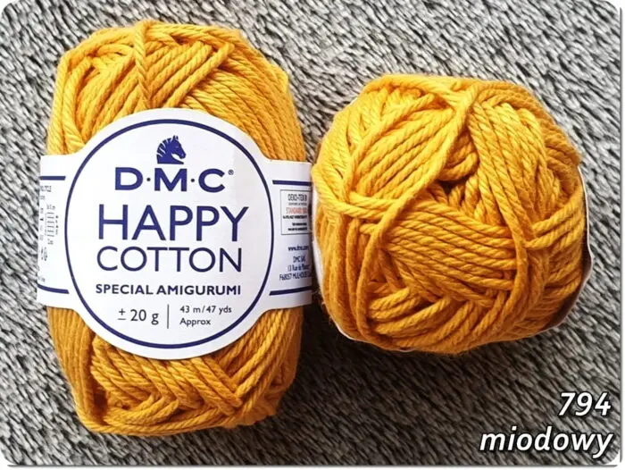 Włóczka DMC HAPPY COTTON do AMIGURUMI 20g/43m - 100% bawełna