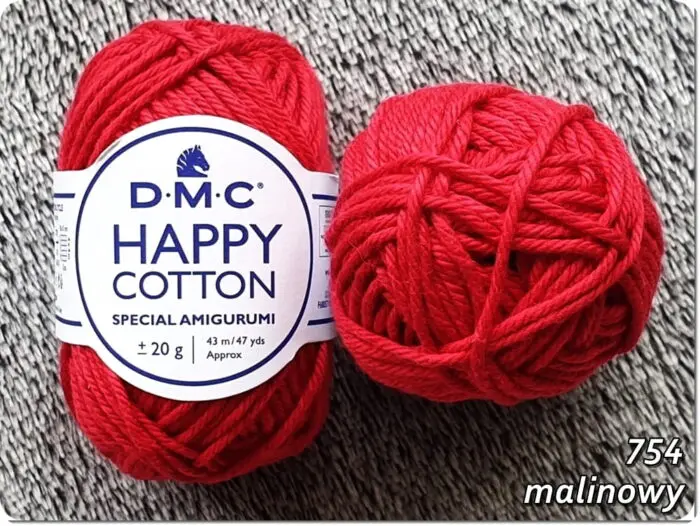 Włóczka DMC HAPPY COTTON do AMIGURUMI 20g/43m - 100% bawełna