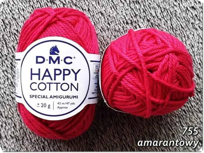 Włóczka DMC HAPPY COTTON do AMIGURUMI 20g/43m - 100% bawełna
