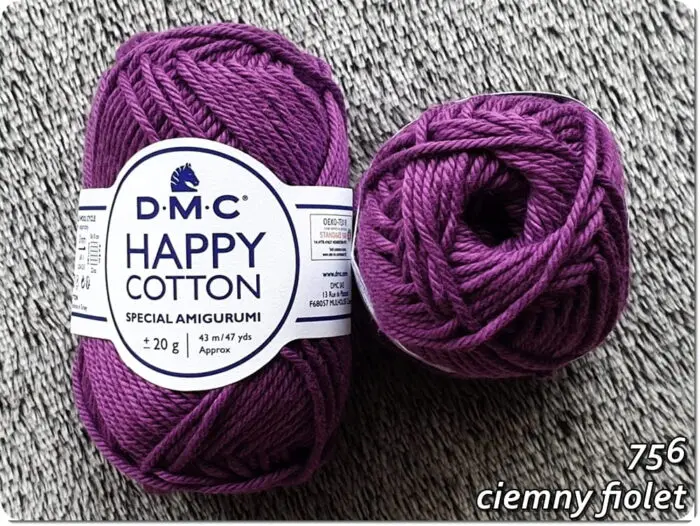 Włóczka DMC HAPPY COTTON do AMIGURUMI 20g/43m - 100% bawełna