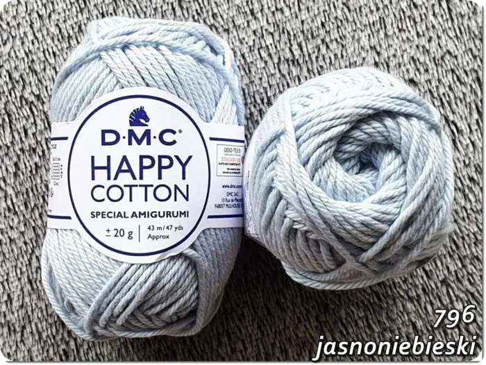Włóczka DMC HAPPY COTTON do AMIGURUMI 20g/43m - 100% bawełna