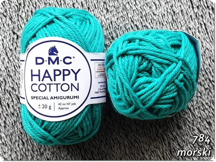 Włóczka DMC HAPPY COTTON do AMIGURUMI 20g/43m - 100% bawełna