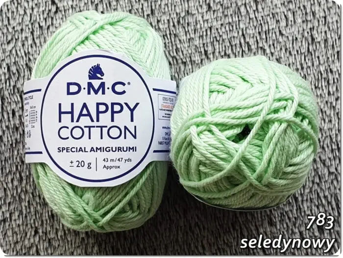 Włóczka DMC HAPPY COTTON do AMIGURUMI 20g/43m - 100% bawełna
