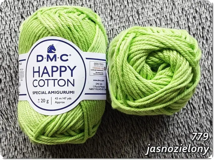 Włóczka DMC HAPPY COTTON do AMIGURUMI 20g/43m - 100% bawełna