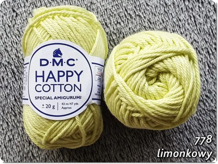 Włóczka DMC HAPPY COTTON do AMIGURUMI 20g/43m - 100% bawełna