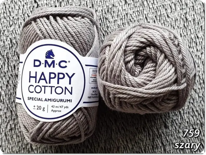 Włóczka DMC HAPPY COTTON do AMIGURUMI 20g/43m - 100% bawełna