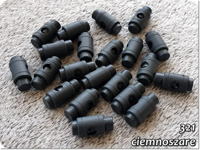 STOPERY regulatory do sznurków plastikowe