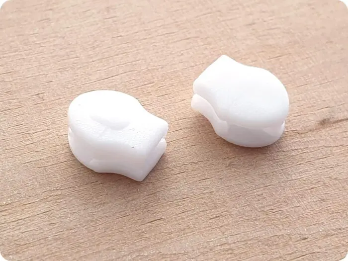 SUWAK WODZIK 3 mm bez PRZYWIESZKI - PLASTIKOWY BIAŁY